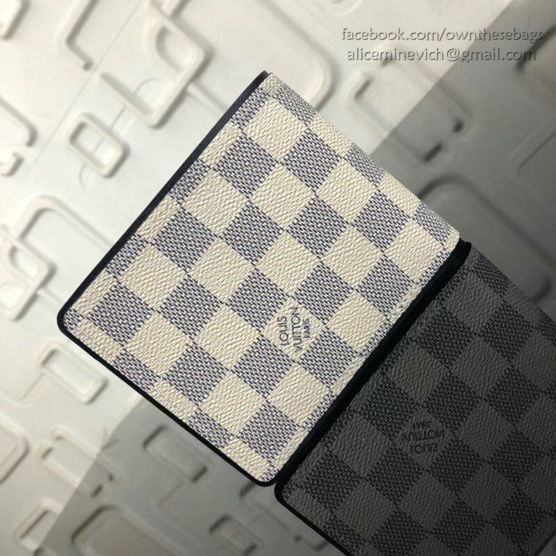 Louis Vuitton Damier Coastline Multiple Wallet N60121