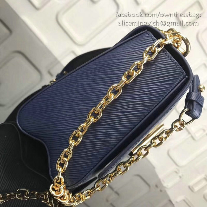 Louis Vuitton Epi Leather Twist MM Blue M50280