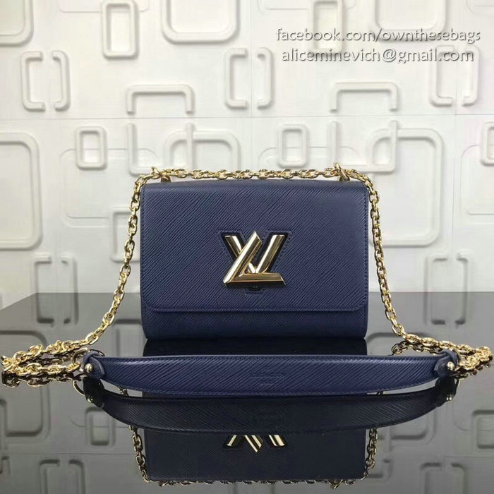 Louis Vuitton Epi Leather Twist MM Blue M50280