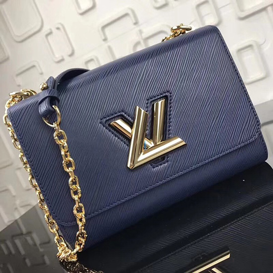 Louis Vuitton Epi Leather Twist MM Blue M50280