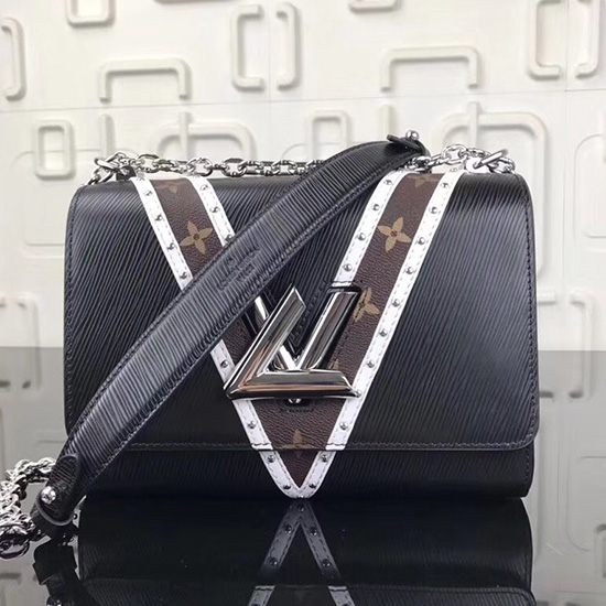 Louis Vuitton Epi Leather Twist MM Noir M50282