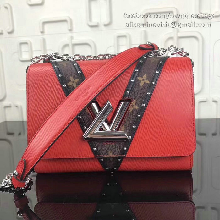 Louis Vuitton Epi Leather Twist MM Red M50282