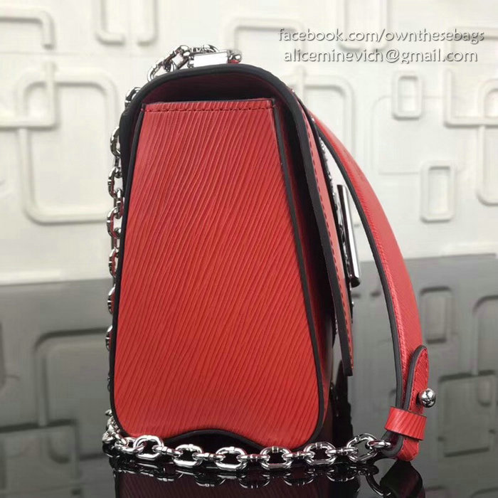 Louis Vuitton Epi Leather Twist MM Red M50282