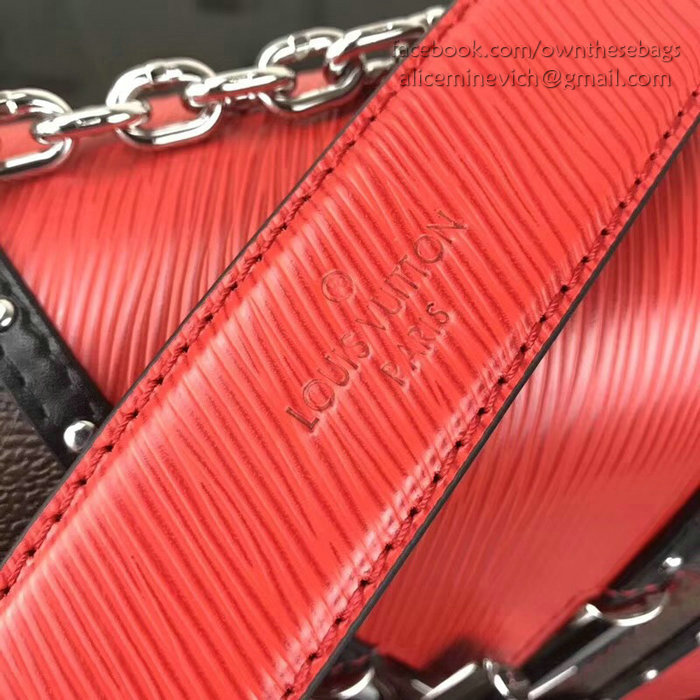 Louis Vuitton Epi Leather Twist MM Red M50282