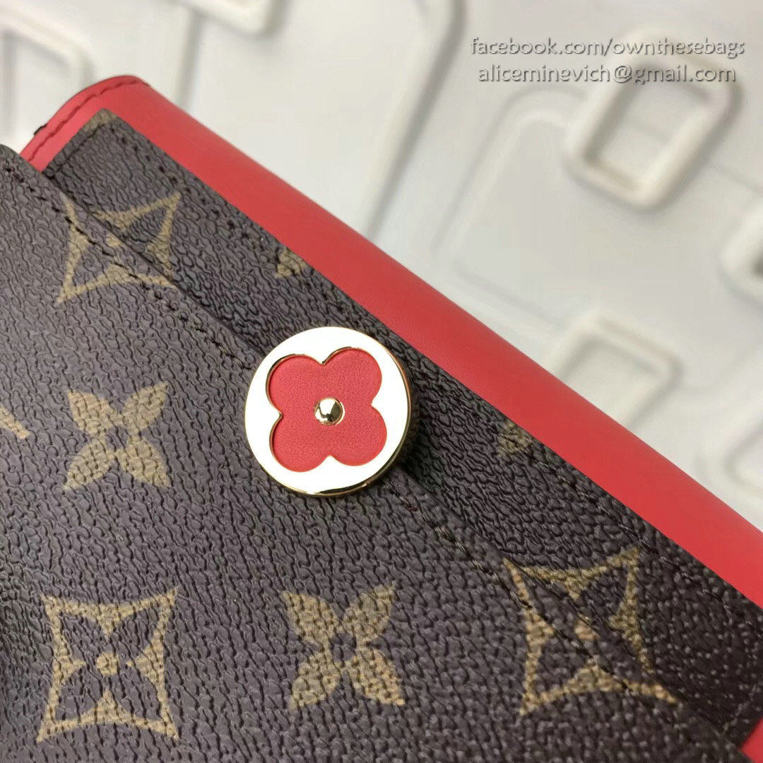 Louis Vuitton Flore Compact Wallet Coquelicot M64587