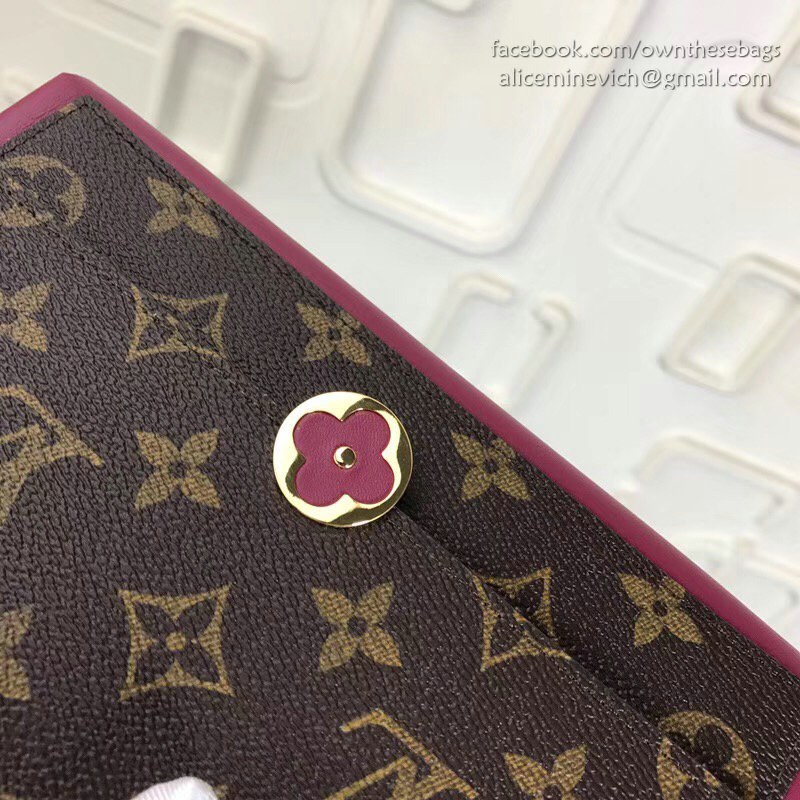 Louis Vuitton Flore Wallet Fuchsia M64585