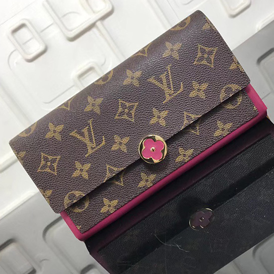 Louis Vuitton Flore Wallet Fuchsia M64585