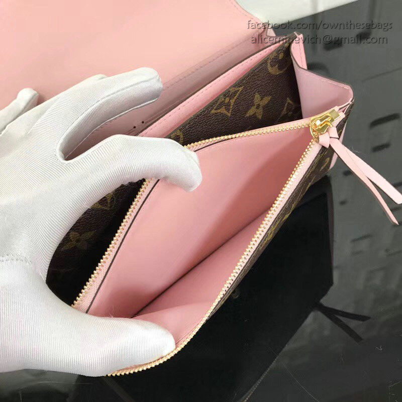 Louis Vuitton Flore Wallet Rose Ballerine M64585