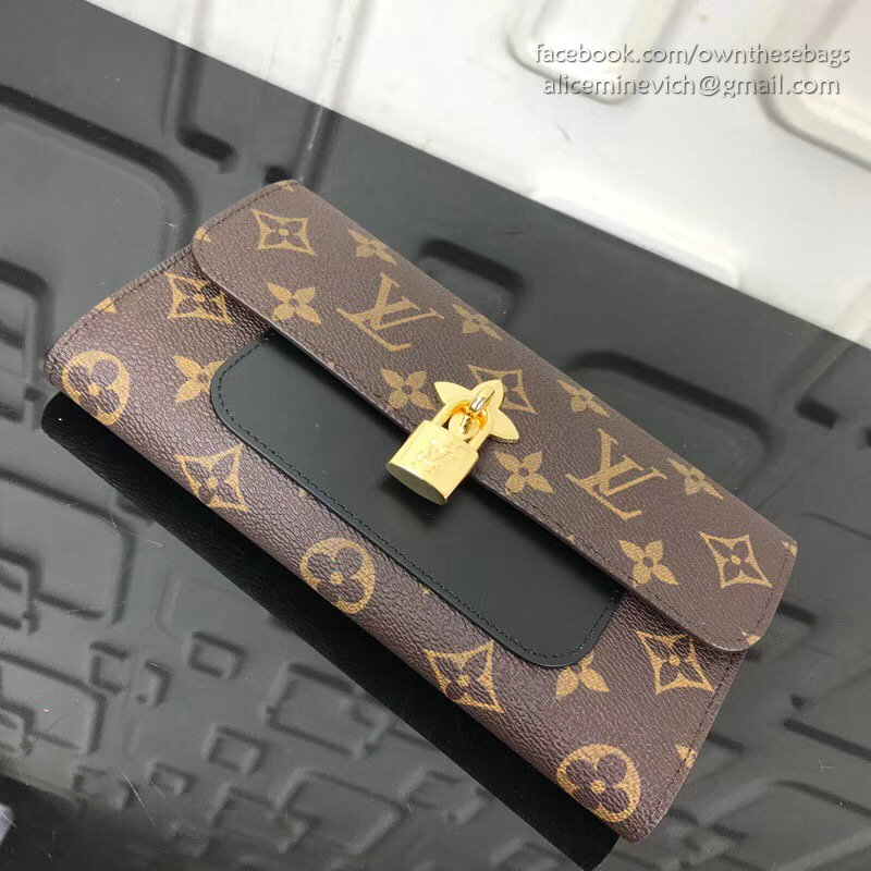 Louis Vuitton Flower Wallet Noir M62566