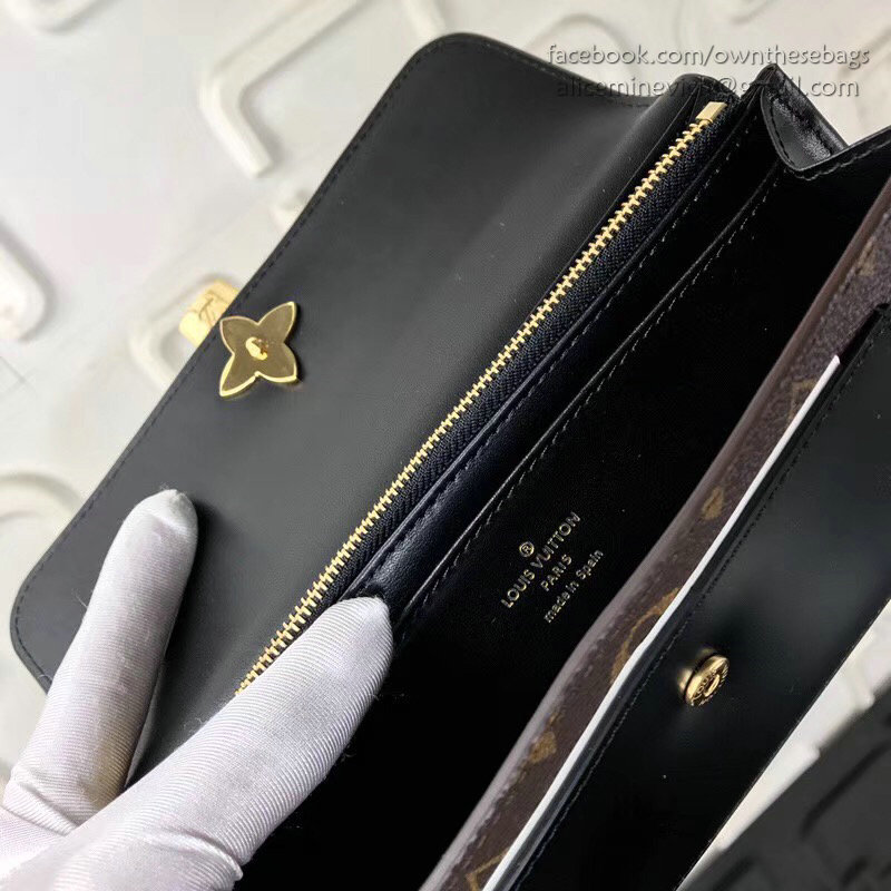 Louis Vuitton Flower Wallet Noir M62566