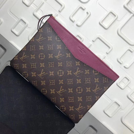 Louis Vuitton Monogram Canvas Daily Pouch Burgundy M64590