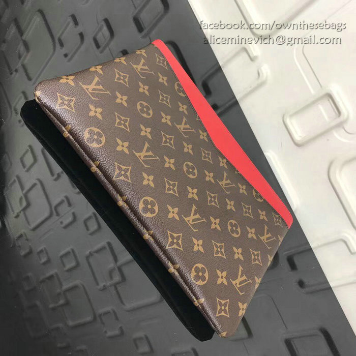 Louis Vuitton Monogram Canvas Daily Pouch Red M64590