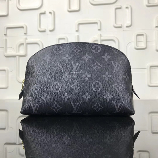 Louis Vuitton Monogram Eclipse Canvas Cosmetic Pouch PM M47515