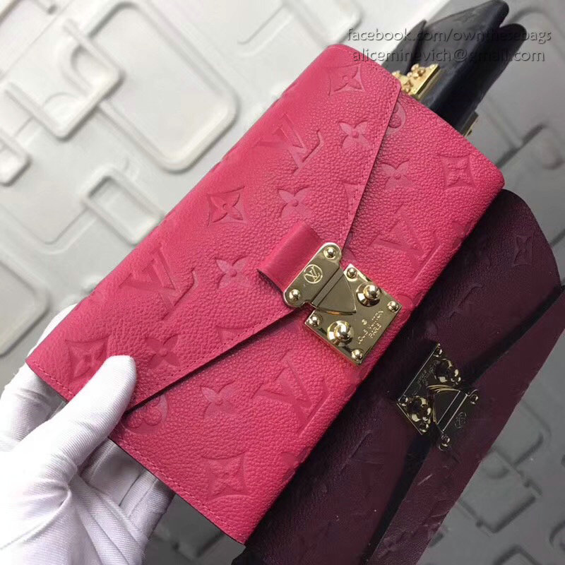 Louis Vuitton Monogram Empreinte Metis Wallet Freesia M62459