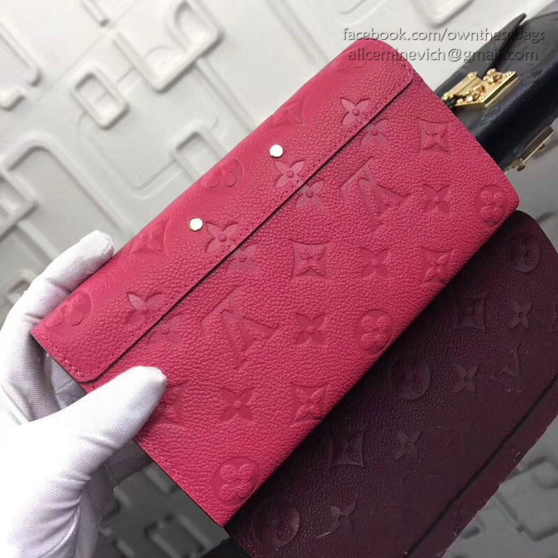 Louis Vuitton Monogram Empreinte Metis Wallet Freesia M62459