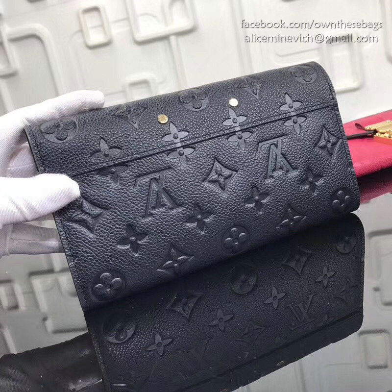 Louis Vuitton Monogram Empreinte Metis Wallet Noir M62459