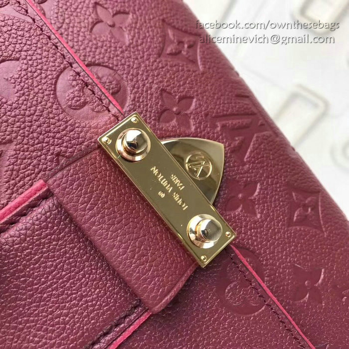 Louis Vuitton Monogram Empreinte Saint Sulpice BB Rose Bruyere M44242