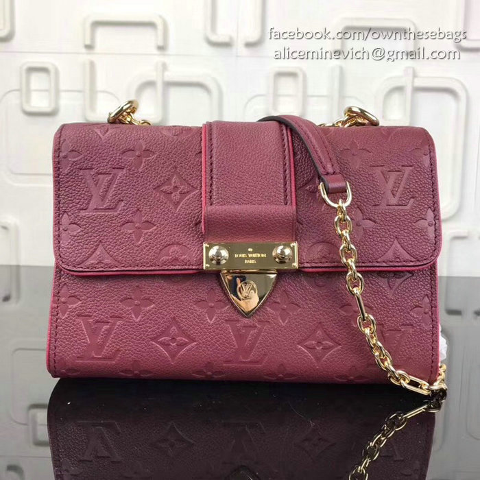 Louis Vuitton Monogram Empreinte Saint Sulpice BB Rose Bruyere M44242