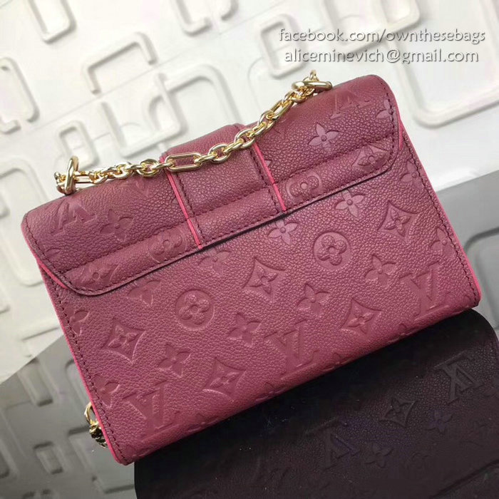 Louis Vuitton Monogram Empreinte Saint Sulpice BB Rose Bruyere M44242