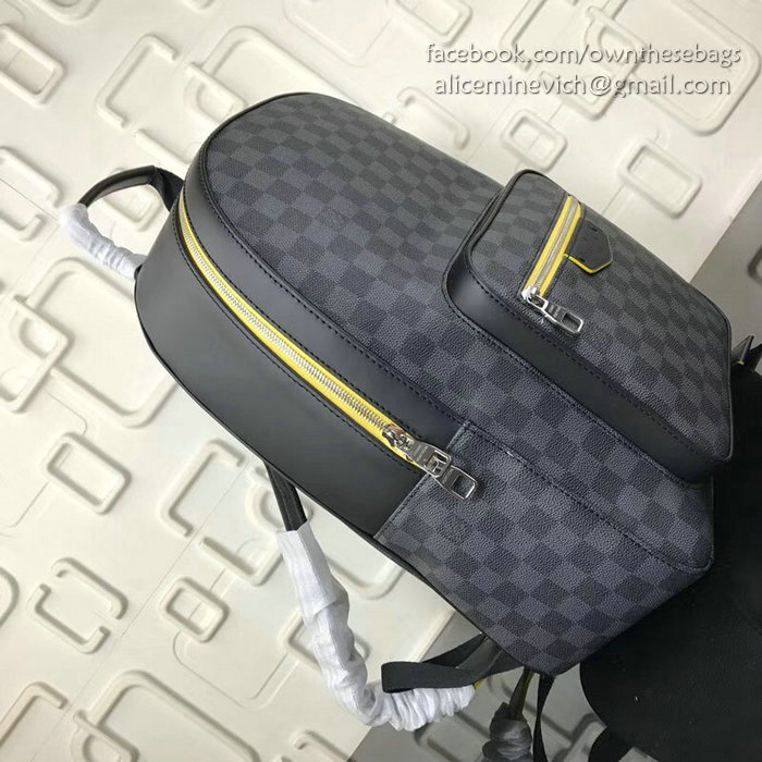 Louis Vuitton Damier Graphite Canvas Josh Backpack Jaune N42414