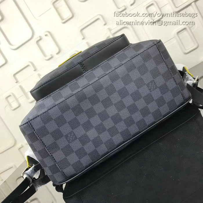 Louis Vuitton Damier Graphite Canvas Josh Backpack Jaune N42414