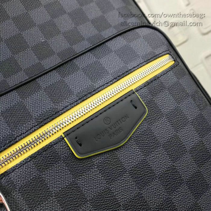 Louis Vuitton Damier Graphite Canvas Josh Backpack Jaune N42414