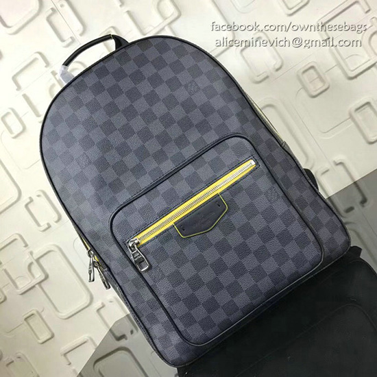 Louis Vuitton Damier Graphite Canvas Josh Backpack Jaune N42414