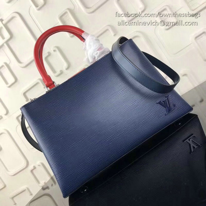 Louis Vuitton Epi Leather Epi leather Kleber PM Indigo Coquelicot M51333