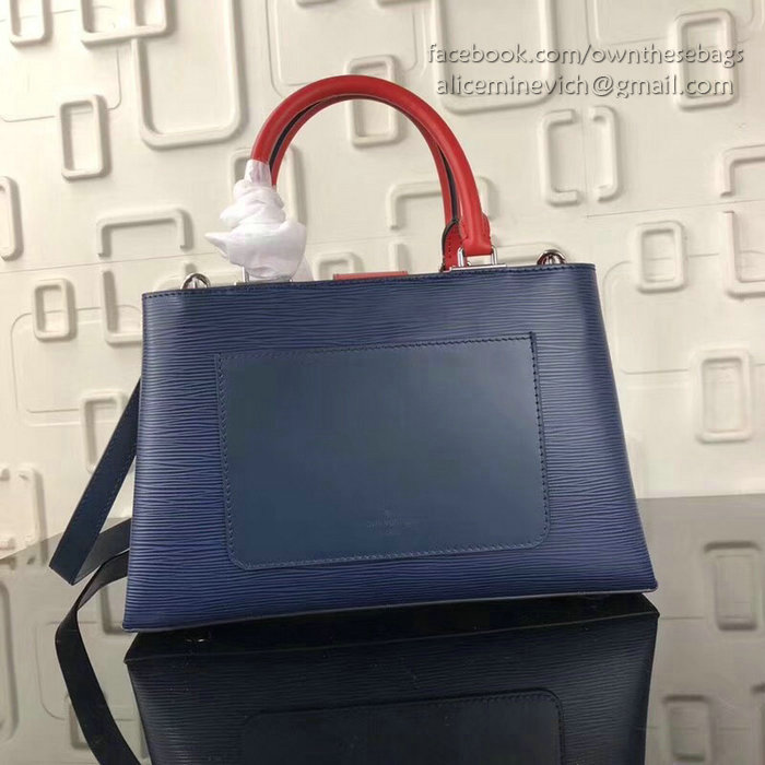 Louis Vuitton Epi Leather Epi leather Kleber PM Indigo Coquelicot M51333