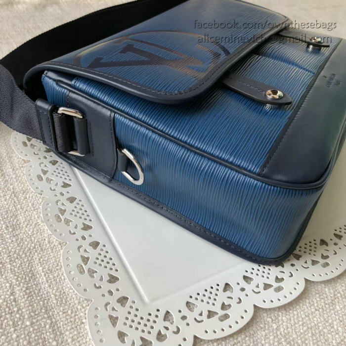 Louis Vuitton Epi Leather Messenger PM Blue M53494