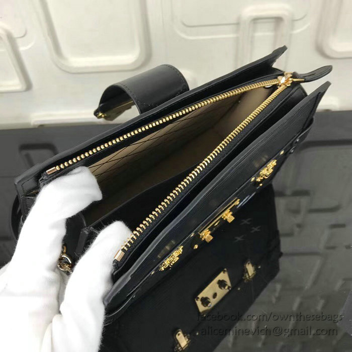 Louis Vuitton Epi Leather Trunk Clutch Noir M62254