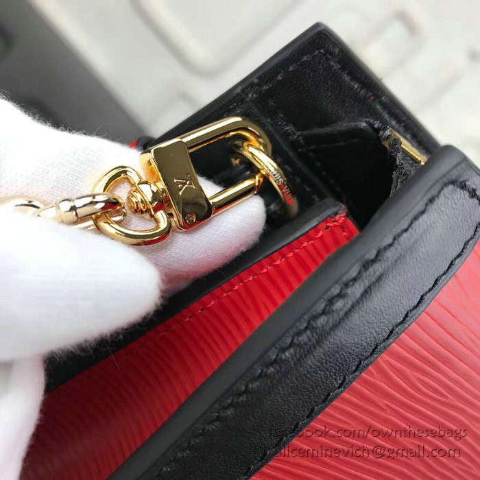 Louis Vuitton Epi Leather Trunk Clutch Red M62254