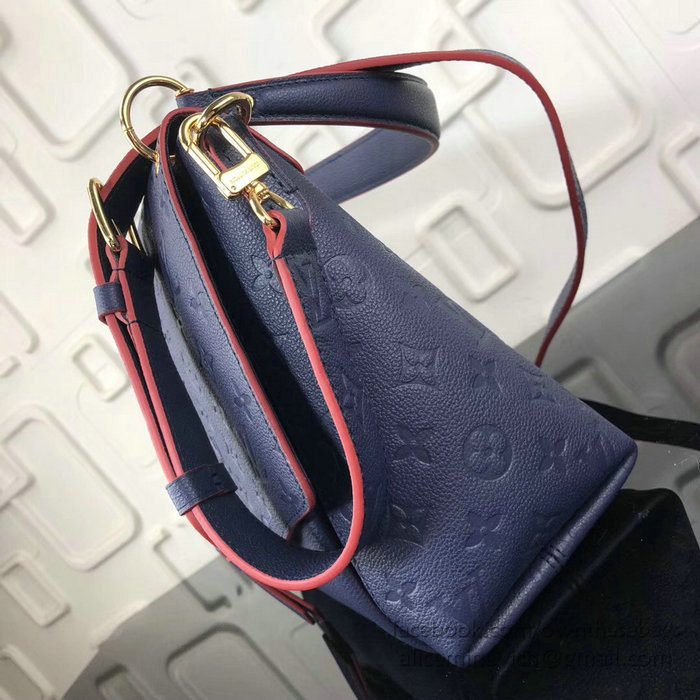 Louis Vuitton Monogram Empreinte Blanche Marine Rouge M43618