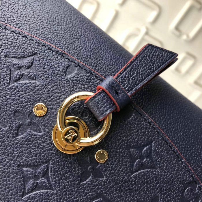 Louis Vuitton Monogram Empreinte Blanche Marine Rouge M43618