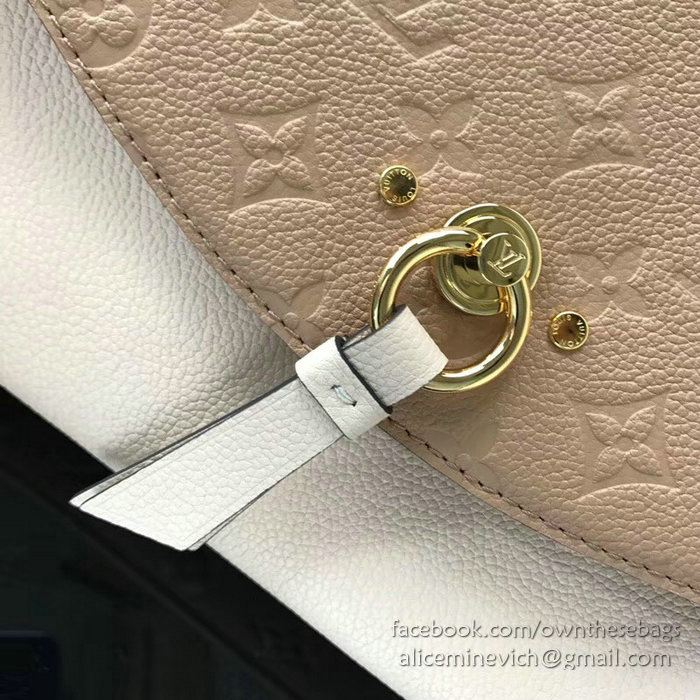 Louis Vuitton Monogram Empreinte Blanche Papyrus Creme M43618