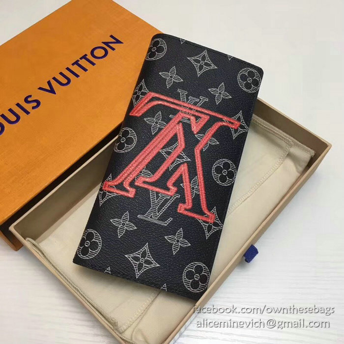 Louis Vuitton Monogram Ink Canvas Brazza Wallet M62893