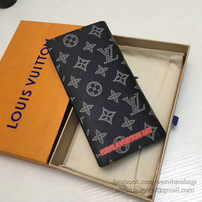 Louis Vuitton Monogram Ink Canvas Brazza Wallet M62893