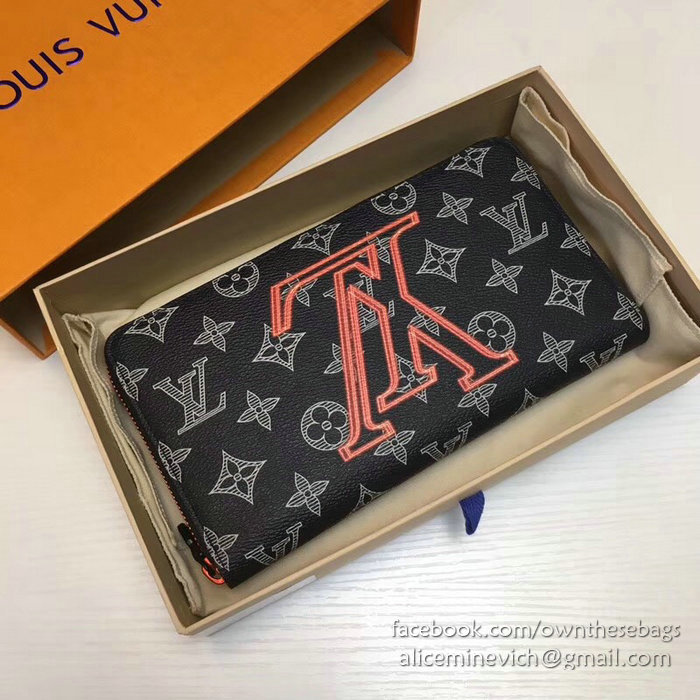 Louis Vuitton Monogram Ink Canvas Zippy Organizer M62931