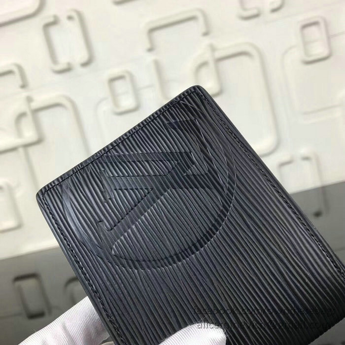 Louis Vuitton Taiga Leather Multiple Wallet Noir M63514