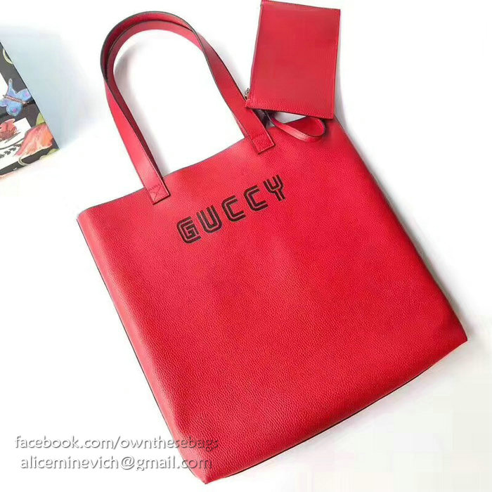 Gucci Elton John Large Tote Red 519335