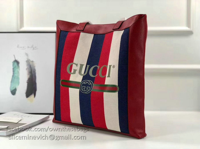 Gucci Print Medium Tote 519335