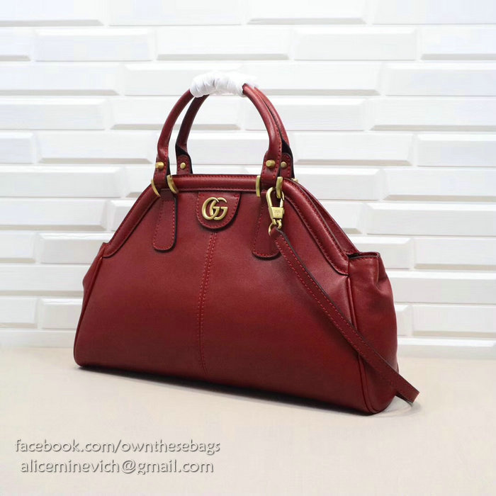 Gucci Re(Belle) Medium Top Handle Bag Red 516459