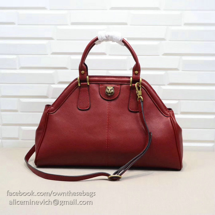 Gucci Re(Belle) Medium Top Handle Bag Red 516459