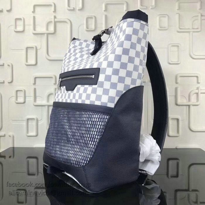 Louis Vuitton Damier Azur Canvas Matchpoint Backpack N40018