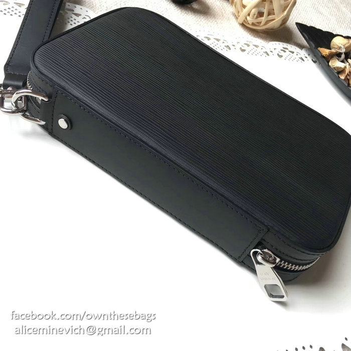 Louis Vuitton Epi Leather Clutch Bag Noir N64000