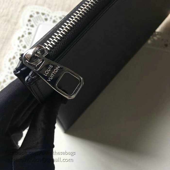 Louis Vuitton Epi Leather Pochette Jour Black M58820