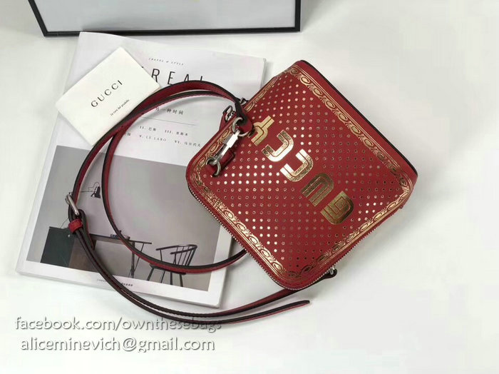 Gucci Guccy Mini Shoulder Bag Red 511189