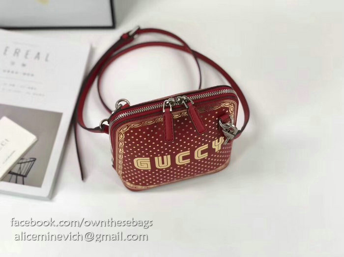 Gucci Guccy Mini Shoulder Bag Red 511189