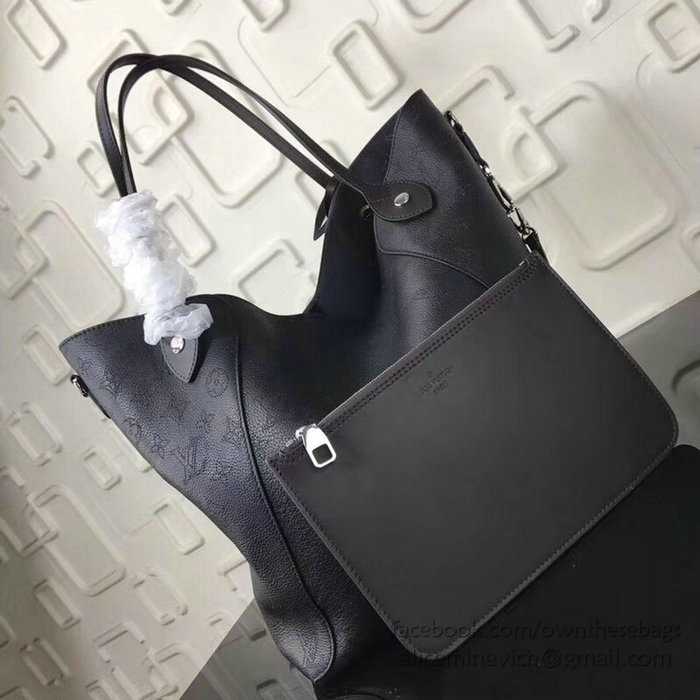 Louis Vuitton Mahina Leather HINA MM Noir M53140