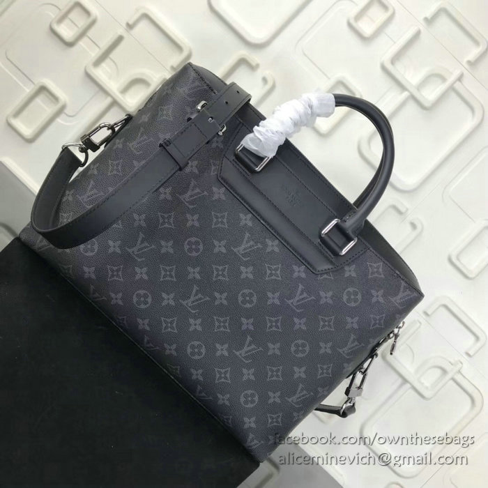 Louis Vuitton Monogram Eclipse Canvas Odyssey Briefcase M44222